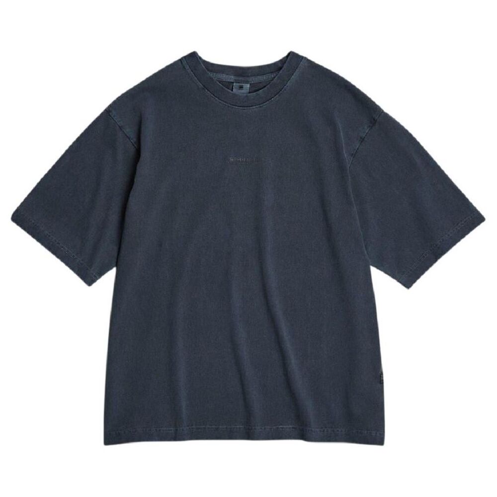 G-Star Mens Cotton Jersey Boxy T-Shirt / Petrol